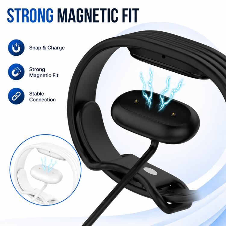 Cavo di ricarica magnetico per smartwatch xDfind con porta USB, lunghezza: 1 m, For Google Fitbit Air