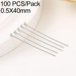 Confezione da 100 spilli a testa sferica in rame placcato oro per la creazione di gioielli fai da te., 1.8mm Ball Pin 0.5x35mm, 1.8mm Ball Pin 0.5x40mm, 1.8mm Ball Pin 0.5x50mm, 1.8mm Ball Pin 0.5x60mm