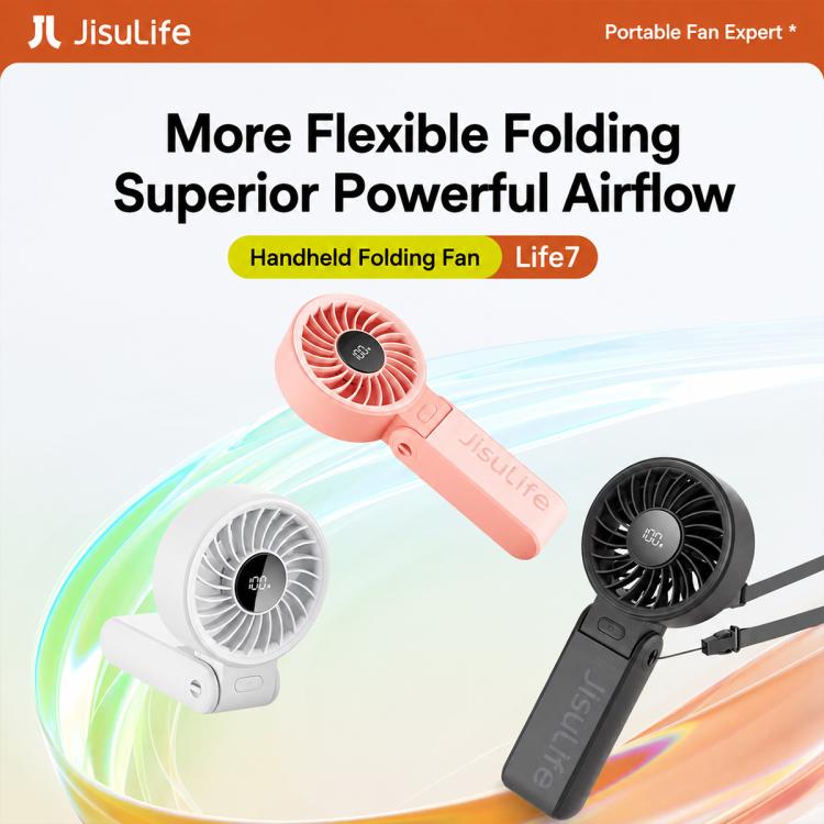 Ventilatore portatile pieghevole ad alta velocità JisuLife Life7