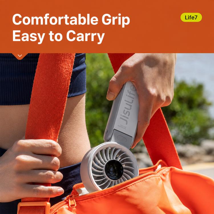 Ventilatore portatile pieghevole ad alta velocità JisuLife Life7
