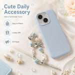 Accessori fai da te con perline finte irregolari effetto perla per cinturini per cellulari