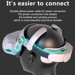 Fascia per la testa FIIT VR T2 con batteria di alimentazione per Meta Quest 2