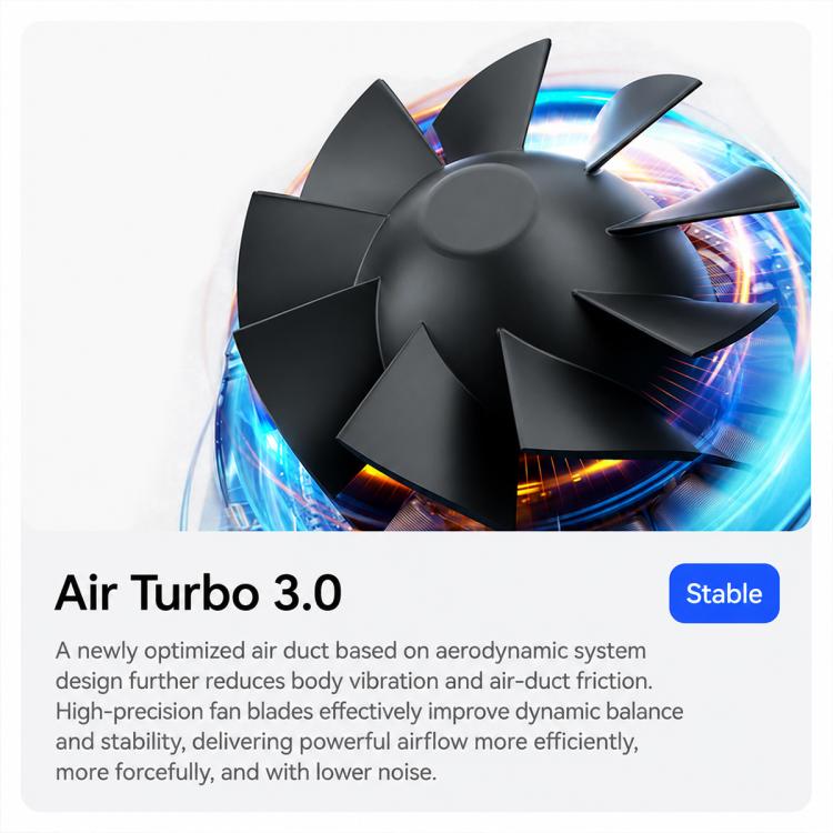 Ventilatore portatile JisuLife Pro1S 5000mAh con tecnologia Turbo