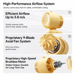 Ventilatore oscillante portatile JisuLife per passeggini Life3 e Life4
