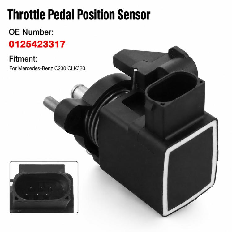 Sensore di posizione del pedale dell'acceleratore per Mercedes-Benz C230 / CLK320 0125423317