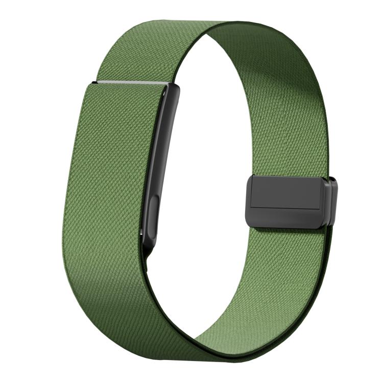 Telaio in metallo con chiusura magnetica e fascia elastica in nylon da braccio., For Amazfit Helio Strap