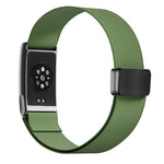 Telaio in metallo con chiusura magnetica e fascia elastica in nylon da braccio., For Amazfit Helio Strap