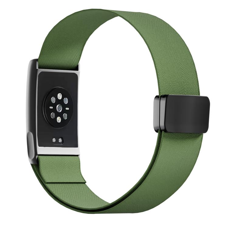 Telaio in metallo con chiusura magnetica e fascia elastica in nylon da braccio., For Amazfit Helio Strap