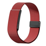 Telaio in metallo con chiusura magnetica e fascia elastica in nylon da braccio., For Amazfit Helio Strap