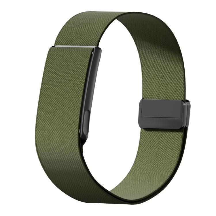 Telaio in metallo con chiusura magnetica e fascia elastica in nylon da braccio., For Amazfit Helio Strap