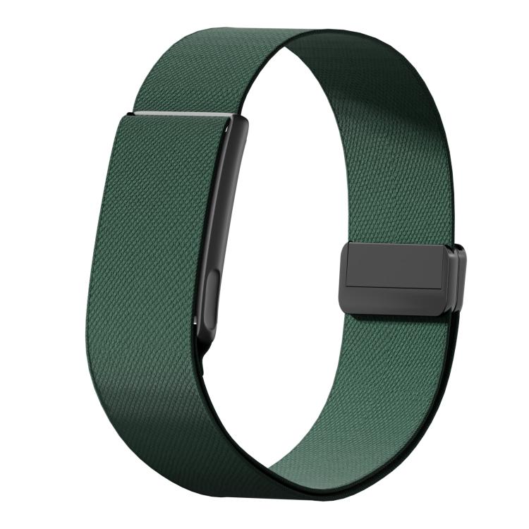 Telaio in metallo con chiusura magnetica e fascia elastica in nylon da braccio., For Amazfit Helio Strap