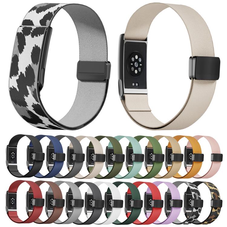 Telaio in metallo con chiusura magnetica e fascia elastica in nylon da braccio., For Amazfit Helio Strap