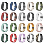 Telaio in metallo con chiusura magnetica e fascia elastica in nylon da braccio., For Amazfit Helio Strap