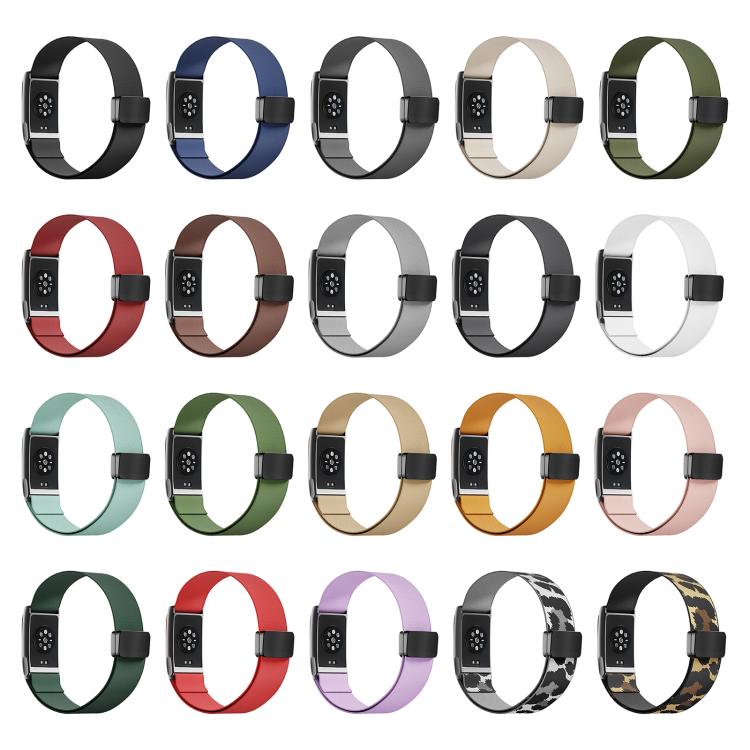 Telaio in metallo con chiusura magnetica e fascia elastica in nylon da braccio., For Amazfit Helio Strap