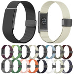 Telaio in metallo con chiusura magnetica, cinturino interno in nylon twill., For Amazfit Helio Strap