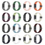 Telaio in metallo con chiusura magnetica, cinturino interno in nylon twill., For Amazfit Helio Strap