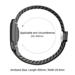 Telaio in metallo con chiusura magnetica, cinturino interno in nylon twill., For Amazfit Helio Strap