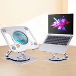Supporto per laptop regolabile in acciaio con ventola a 3 velocità R-JUST HZ47