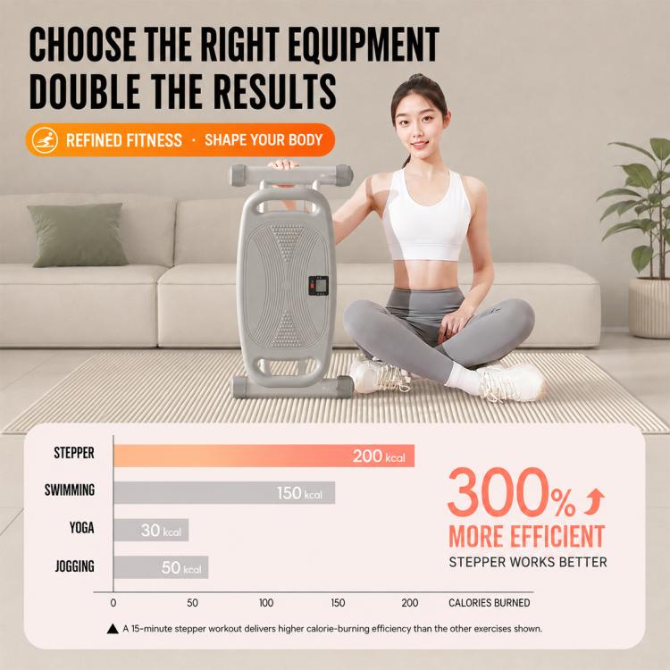 Stepper 2 in 1 per il fitness domestico