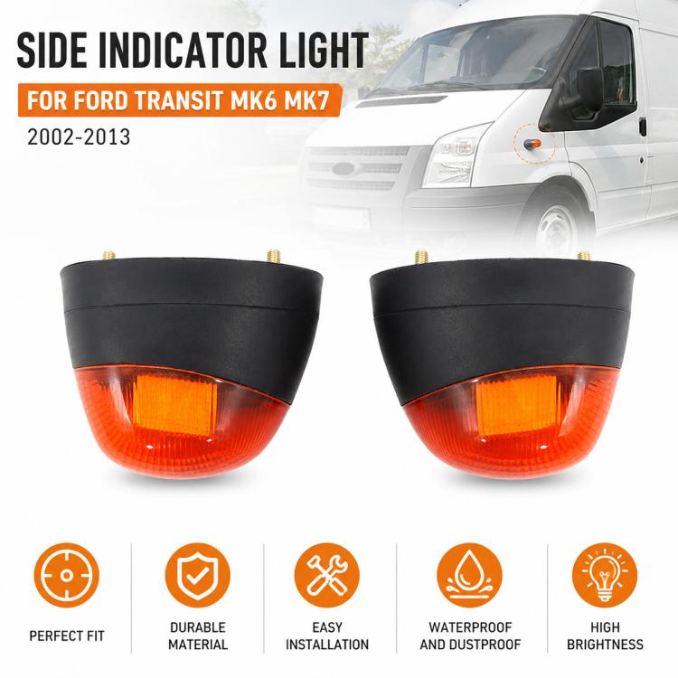 Luce di posizione laterale per Ford Transit MK6 / MK7 2000-2014, Left Side 1203328, Right Side 1202148