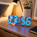 DS-3638B Sveglia digitale elettronica con design stereoscopico 3D creativo, orologio elettronico digitale a LED