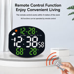 DS-3816L Orologio elettronico digitale multifunzione a LED con ampio schermo, visualizzazione meteo e telecomando