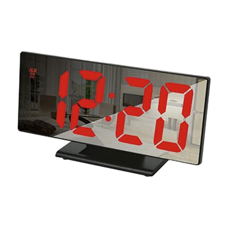 Orologio digitale elettronico con specchio a LED DS-3618L e ampio display.