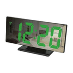 Orologio digitale elettronico con specchio a LED DS-3618L e ampio display.