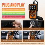 Scanner diagnostico OBD2 per auto V511, strumento per la lettura e la cancellazione dei codici di errore del motore.