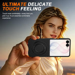 Custodia con supporto girevole 360 gradi e chiusura magnetica per Galaxy Z Flip8
