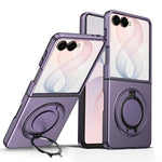 Custodia con supporto girevole 360 gradi e chiusura magnetica per Galaxy Z Flip8