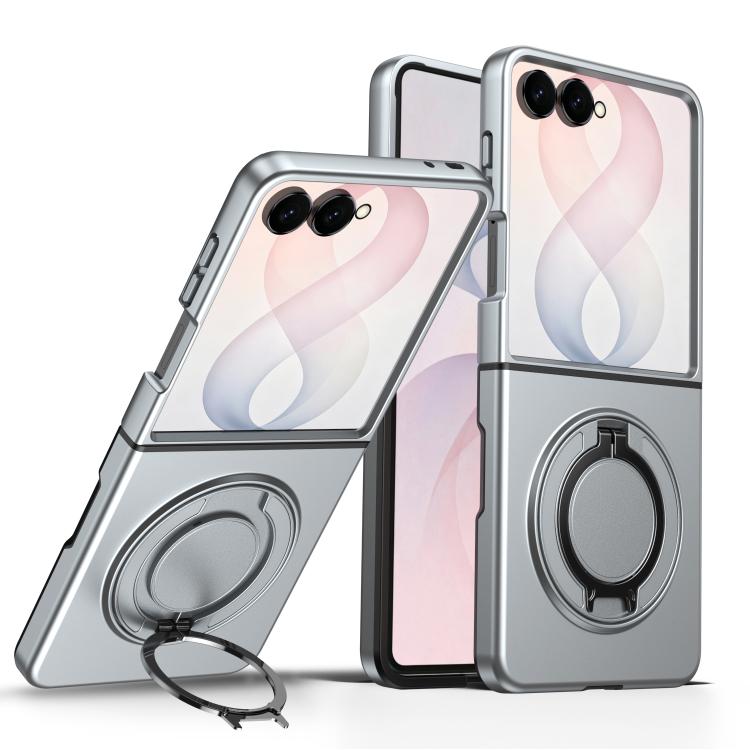 Custodia con supporto girevole 360 gradi e chiusura magnetica per Galaxy Z Flip8