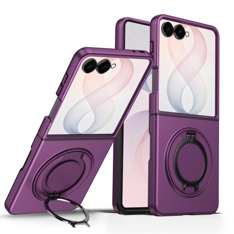 Custodia con supporto girevole 360 gradi e chiusura magnetica per Galaxy Z Flip8