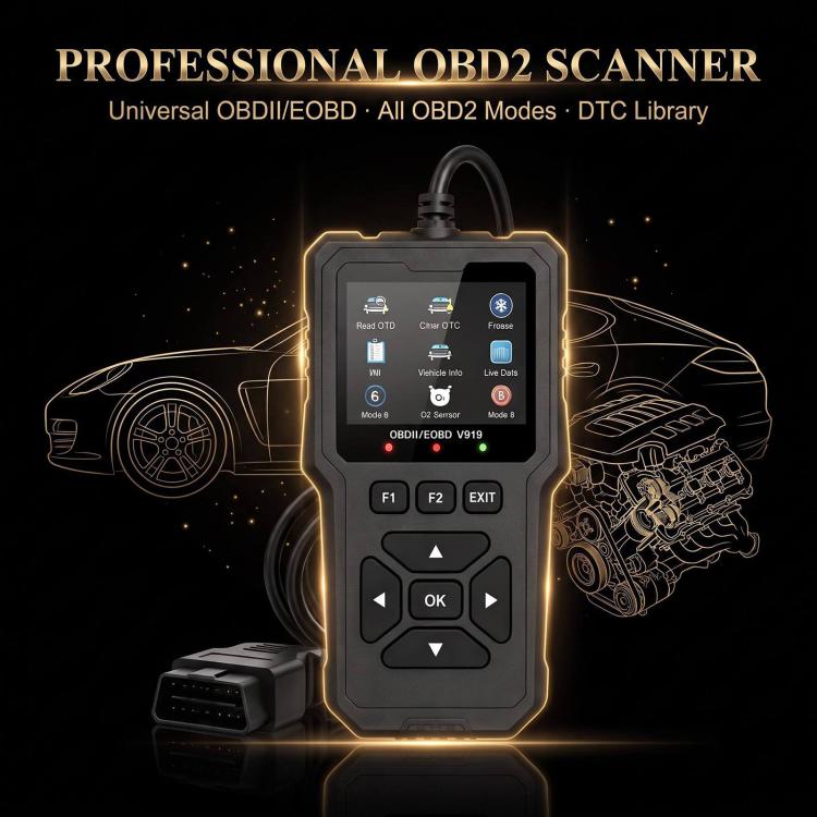 Scanner diagnostico per guasti auto V919 OBD2, lettore di codici di errore., V919