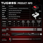 PGM TUG095 Putter da golf da uomo