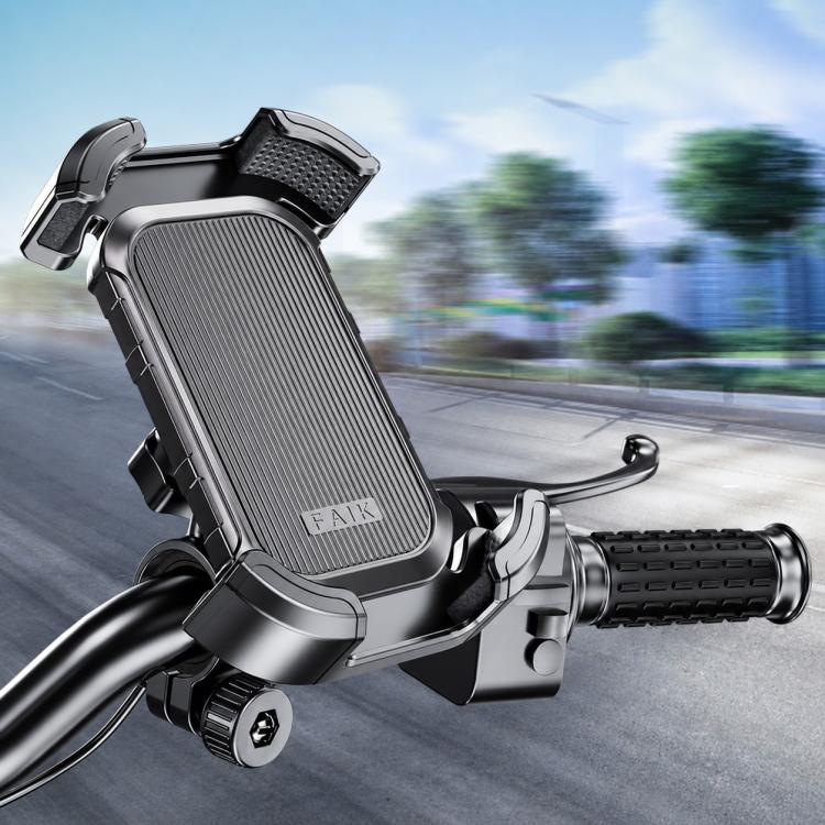 Supporto per telefono con navigazione girevole a 360 gradi per moto e bicicletta F1, Textured Handlebar Style, Mirror-Finish Handlebar Style, Textured Rearview Mirror Style, Mirror-Finish Rearview Mirror Style, Handlebar and Rearview Mirror Style