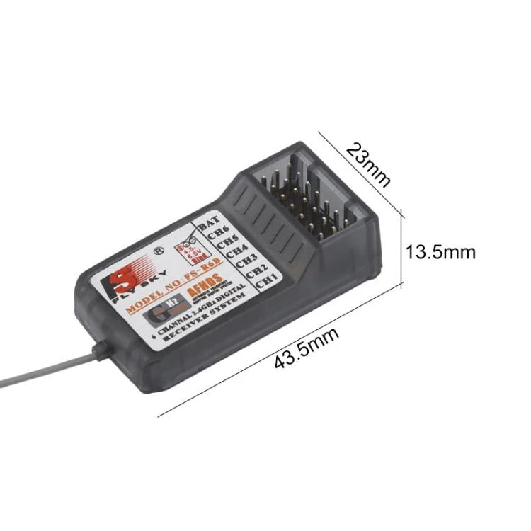 Ricevitore FlySky FS-R6B a 6 canali da 2,4 GHz per trasmettitore FlySky TH9X FS-CT6B FS-T6, R6B