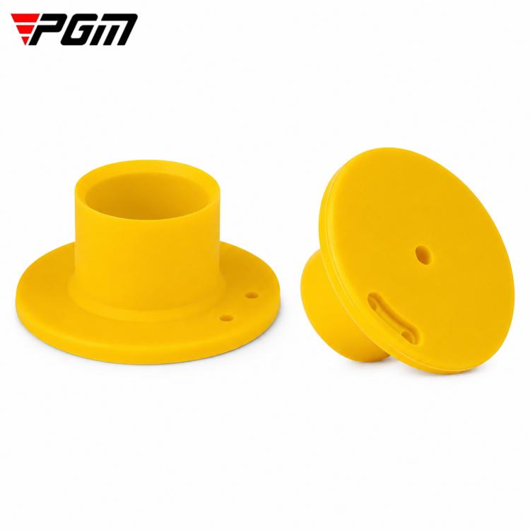 PGM QT032 Supporto per pallina da golf in gomma resistente per parco, foro rotondo