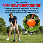 PGM QT032 Supporto per pallina da golf in gomma resistente per parco, foro rotondo