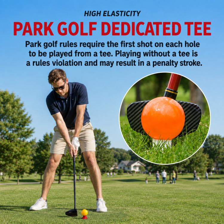 PGM QT032 Supporto per pallina da golf in gomma resistente per parco, foro rotondo