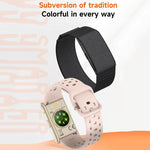 Braccialetto fitness intelligente H59 Max, supporta il monitoraggio della frequenza cardiaca, della pressione sanguigna e del sonno., Silicone Watch Band, Nylon Watch Band