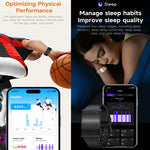 Braccialetto fitness intelligente H59 Max, supporta il monitoraggio della frequenza cardiaca, della pressione sanguigna e del sonno., Silicone Watch Band, Nylon Watch Band