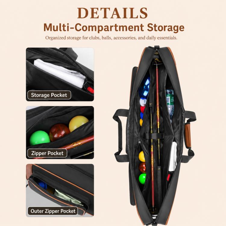 Borsa da golf da parco PGM QIAB039 leggera, capiente e idrorepellente.