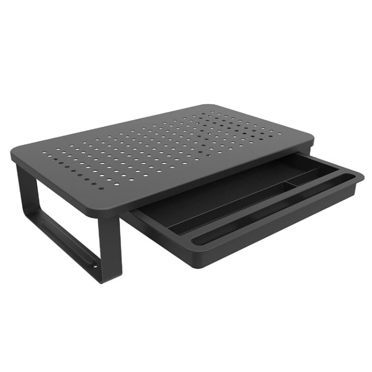 Supporto laptop con ventilazione e scomparti, versioni Low, Mid, High