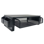 Supporto laptop con ventilazione e scomparti, versioni Low, Mid, High