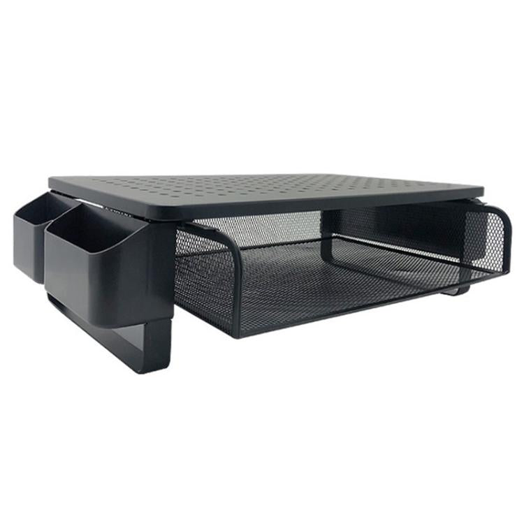 Supporto laptop con ventilazione e scomparti, versioni Low, Mid, High