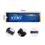 M.2 NVMe PCIe Internal Solid State Drive 128GB-1TB