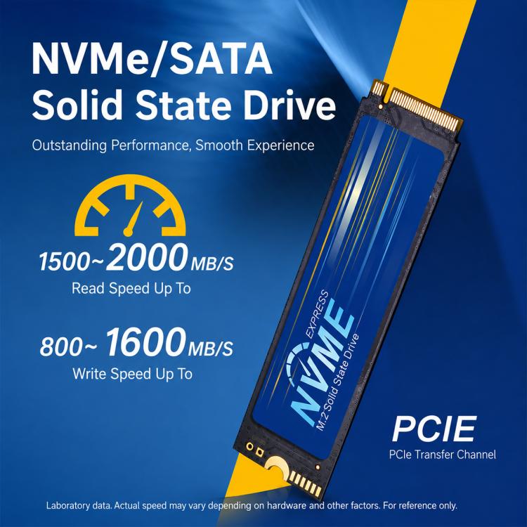 M.2 NVMe PCIe Internal Solid State Drive 128GB-1TB