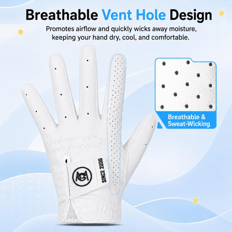 Guanti da golf per bambini PGM ST048: resistenti all'usura, antiscivolo e traspiranti., 14, 15, 16, 17