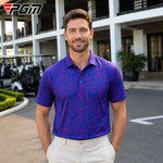 PGM YF913 Maglietta sportiva da golf da uomo con stampa, traspirante, ad asciugatura rapida e ad asciugatura rapida., M, L, XL, XXL